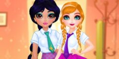 Princesses BFF Rush to School